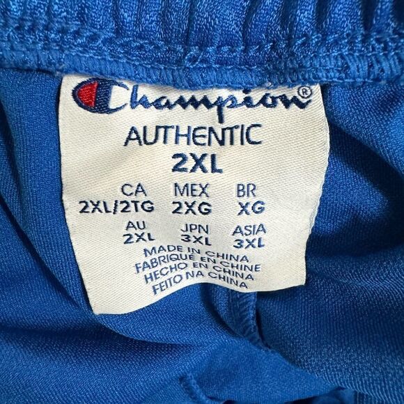 Champion Blue and Orange Men’s Shorts Athletic Sz XXL - Picture 4 of 5
